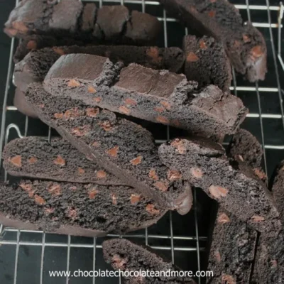 Chocolate Chocolate Chip Biscotti