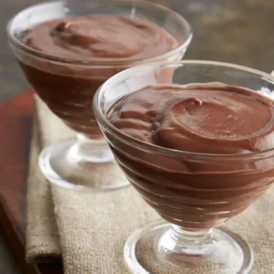 Chocolate Chocolate Pudding For 2