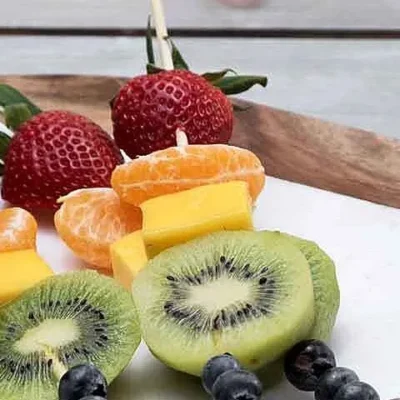 Chocolate Fruit Kebabs Diabetic