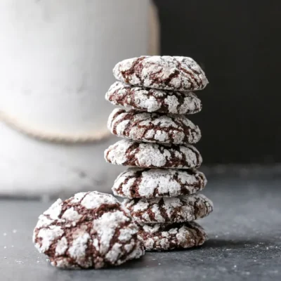 Chocolate Malt Crinkles