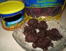 Chocolate Nut & Craisin Clusters