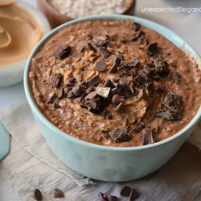Chocolate Peanut Butter Cup Oatmeal
