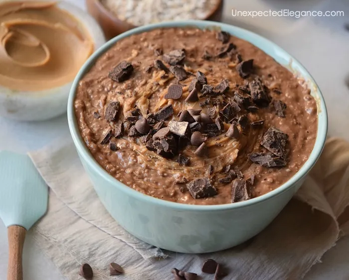 Chocolate Peanut Butter Cup Oatmeal