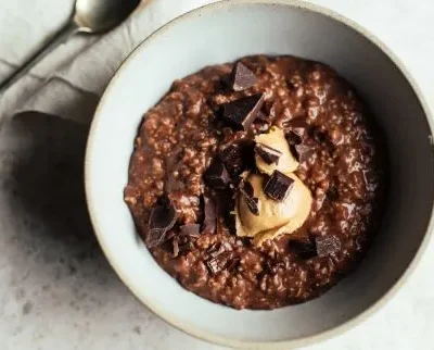 Chocolate- Peanut Butter Oatmeal