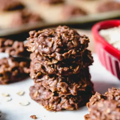 Chocolate Peanut Butter Oatmeal Cookies