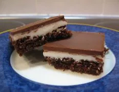Chocolate Peppermint Slice