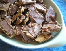 Chocolate Toffee Graham Treats