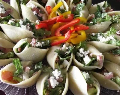 Chopped Salad Appetizer Shells