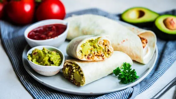 Chorizo And Egg Burritos