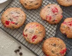 Christmas Chocolate Cherry Cookies