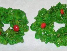 Christmas Holly Wreath Clusters