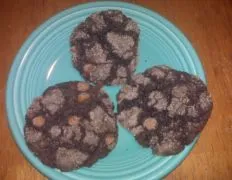 Chunky Chocolate Cake Mix Cookies