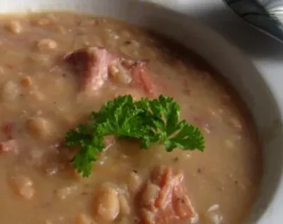 Chunky Navy Bean Soup