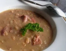 Chunky Navy Bean Soup