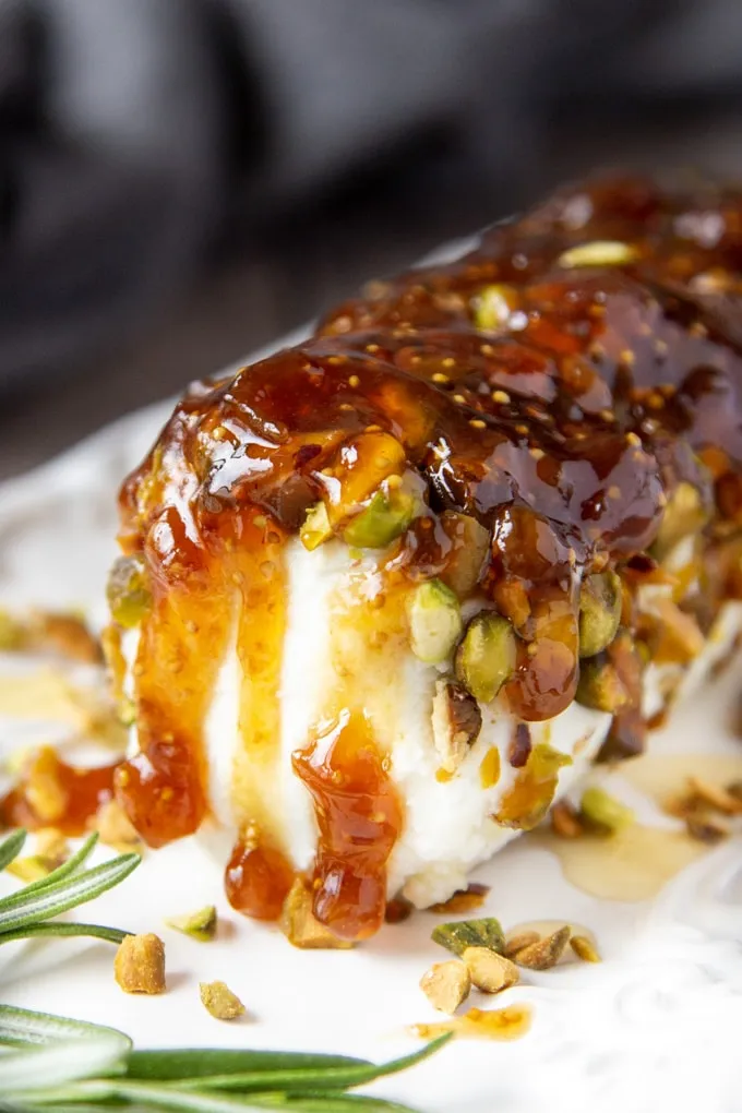 Chvre With Pistachios And Honey