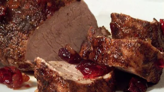 Cinnamon- Cranberry Pork Tenderloin