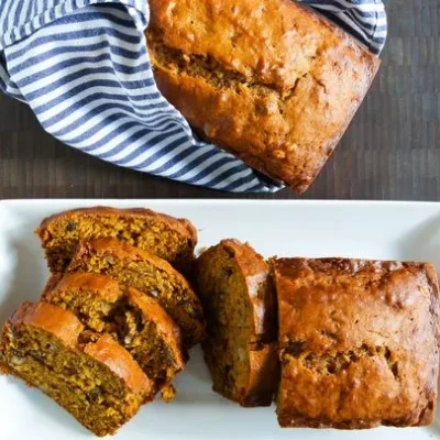 Cinnamon Pumpkin Banana Bread