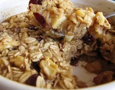 Cinnamon Raisin Baked Oatmeal