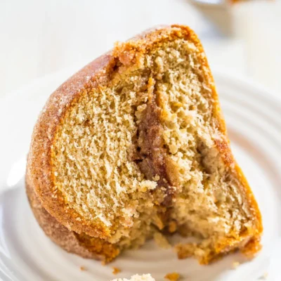 Cinnamon Sugar Swirl Bundt Cake Recipe