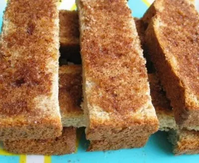 Cinnamon Sugar Toast Strips