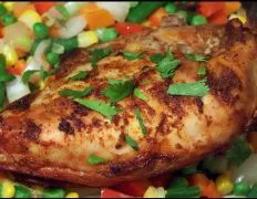 Citrus Chicken With Roasted Corn Relish