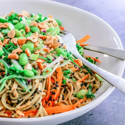 Citrusy Orange-Peanut Soba Noodle Salad Recipe