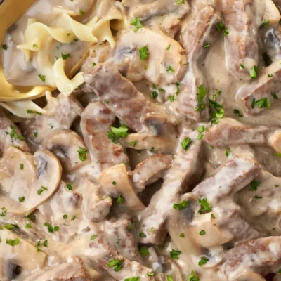 Classic & Creamy Beef Stroganoff