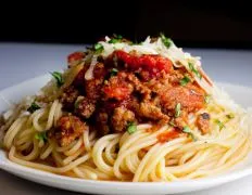 Classic Homemade Spaghetti Bolognese Recipe
