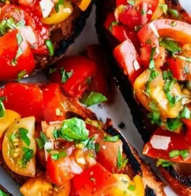 Classic Tomato Basil Bruschetta Inspired By Julie &Amp; Julia