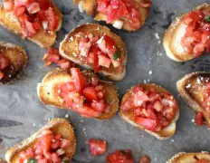 Classic Tomato Basil Bruschetta Recipe: An Italian Appetizer Favorite