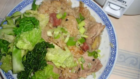 Clay Pot Chicken Rice -Without The Clay Pot