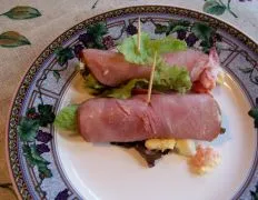 Cobb Salad Ham Roll Ups