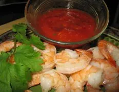 Cocktail Sauce Shrimp Or Any Seafood