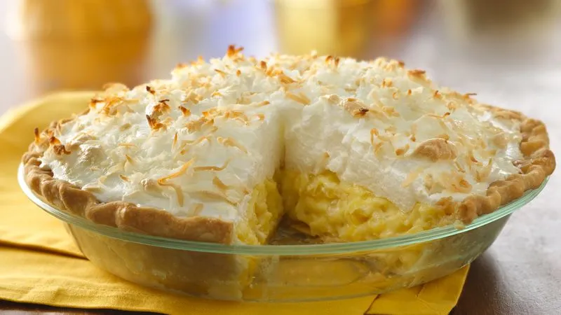 Coconut Cream Pie With Pineapple