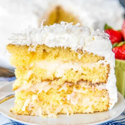 Coconut Sour Cream Cake