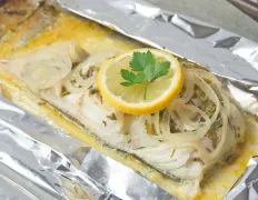 Cod Fish Grilled In Foil