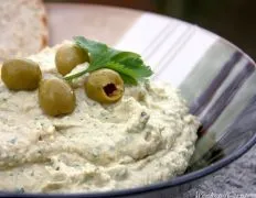 Coriander And Green Olive Hummus Recipe