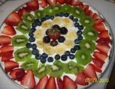 Corn Flakes Fruit Pizza