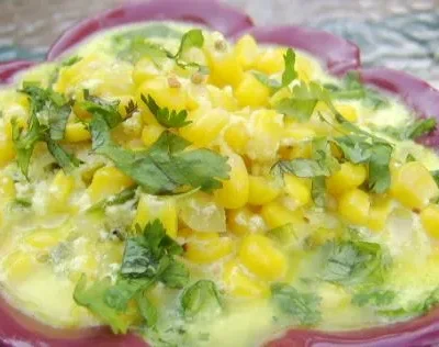 Corn In Yogurt