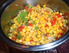 Corn With Chile Peppers