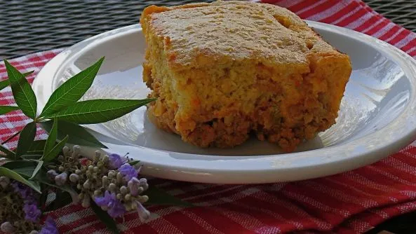 Cornbread Hamburger Pie