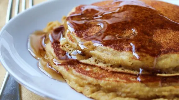 Cornmeal Molasses Pancakes