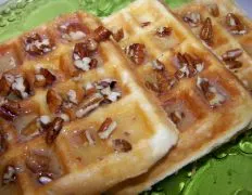 Country Waffles With Maple Pecan Butter