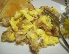 Crab Cake &Amp; Egg Scramble