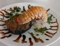 Crab Cake Stuffed Portobellos