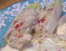Crab Salad On Endive Appetizer