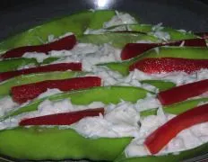 Crab Stuffed Snow Peas