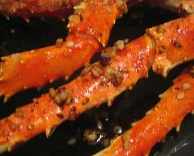 Crabs -Garlic Butter Baked Crab Legs