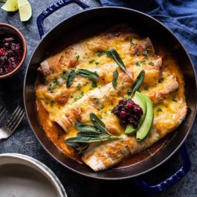 Cran Turkey Enchiladas