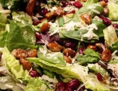 Cranberry Almond Lettuce Salad